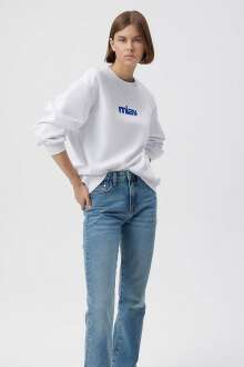 Mavi Miav Beyaz Kadın Sweat 1610964-620 - 1