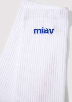 Mavi Mıav Beyaz Soket Erkek Çorap 0911440-620 - 2