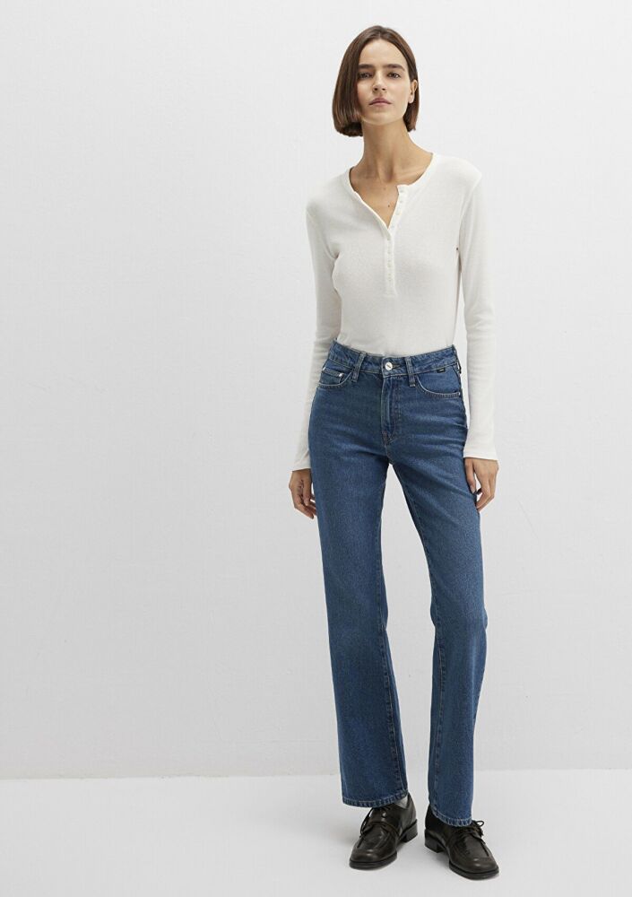 Mavi Mıav Dark Shaded Denim Kadın Jean Pantolon 1010299-91180 (1)