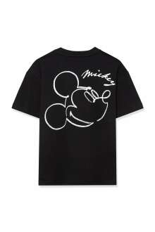 Mavi Mıckey Baskılı Siyah Çocuk Tişört 7610202-900 - Mavi (1)