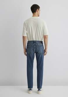 Mavi Mılan Authentic Blue Mavi Pro Tapered Normal Bel Daralan Paça Erkek Jean Pantolon 0081089655 - 5
