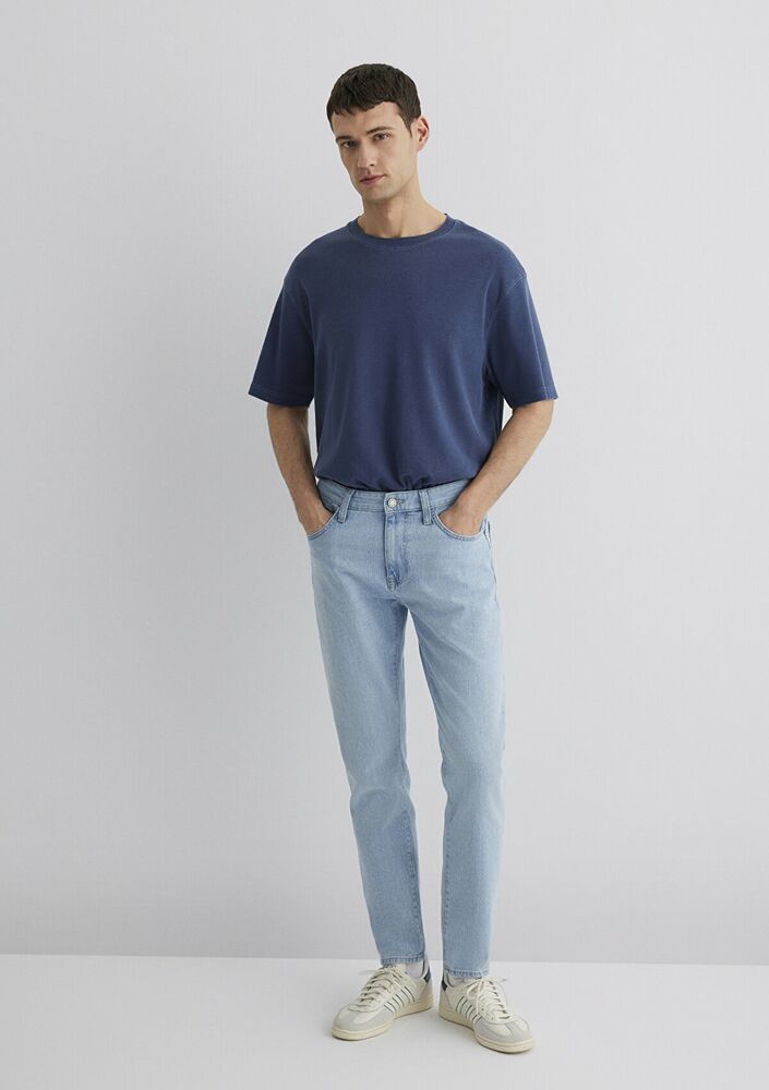 Mavi Mılan Bleach Premium Blue Tapered Normal Bel Daralan Paça Erkek Jean Pantolon 0081089804 - 2