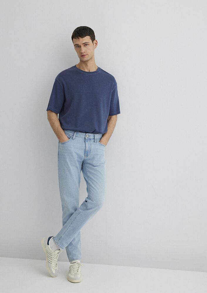 Mavi Mılan Bleach Premium Blue Tapered Normal Bel Daralan Paça Erkek Jean Pantolon 0081089804 - 3
