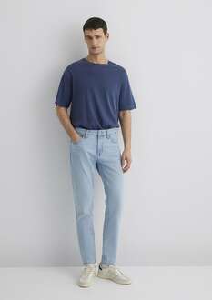 Mavi Mılan Bleach Premium Blue Tapered Normal Bel Daralan Paça Erkek Jean Pantolon 0081089804 - 4