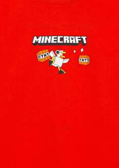Mavi Mınecraft Baskılı Çocuk Tişört 6610343-88523 - 3