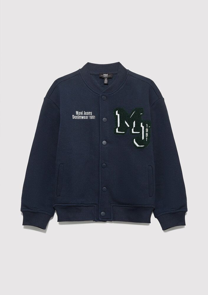 Mavi Mj Baskılı Lacivert Çocuk Sweat 6S10121-82318 - 1