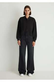 Mavi Modelli Siyah Kadın Sweat 1S10172-900 - Mavi (1)