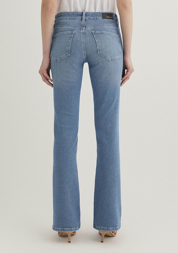 Mavi Molly Lt Blue Gold Shape Kadın Jean Pantolon 1013686812 - 4