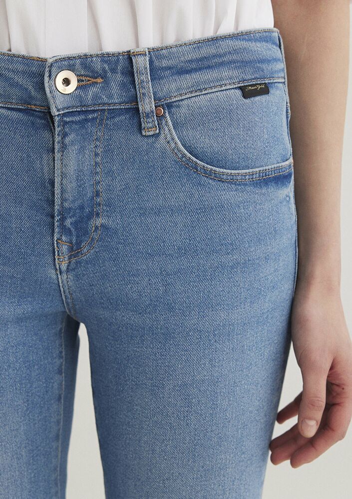 Mavi Molly Lt Blue Gold Shape Kadın Jean Pantolon 1013686812 - 5