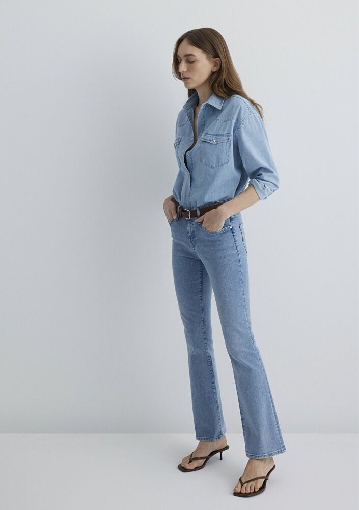 Mavi Molly Lt Premium Blue Kadın Jean Pantolon 1013689190 - 3