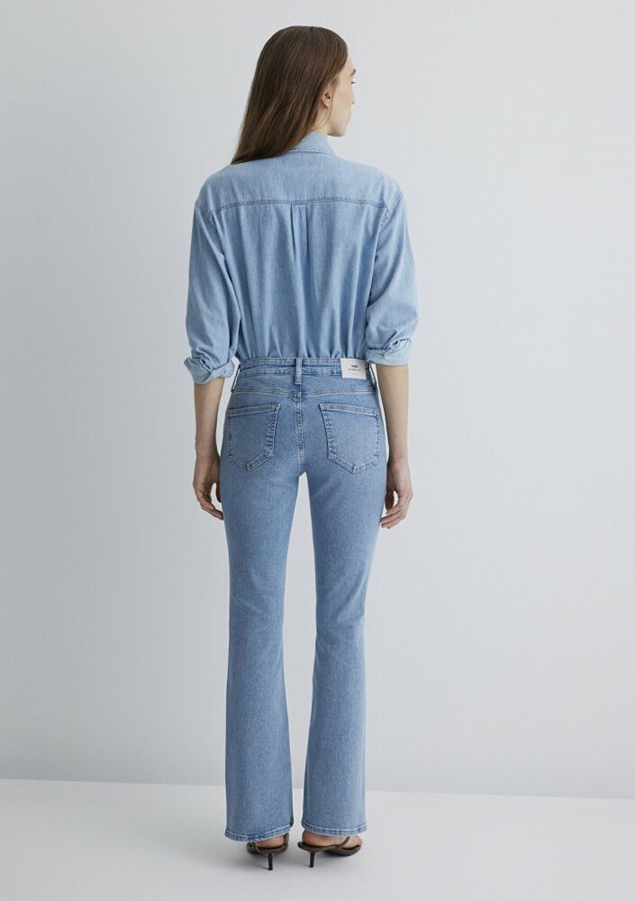 Mavi Molly Lt Premium Blue Kadın Jean Pantolon 1013689190 - 5