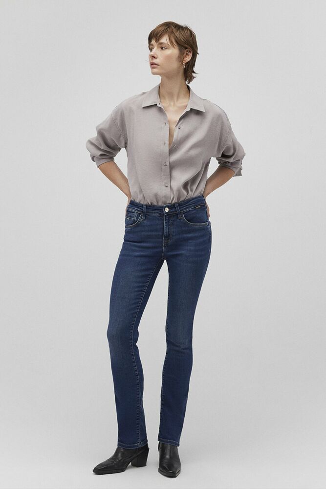 Mavi Mona Dark Brushed Gold Kadın Jean Pantolon 1049787784 - 1