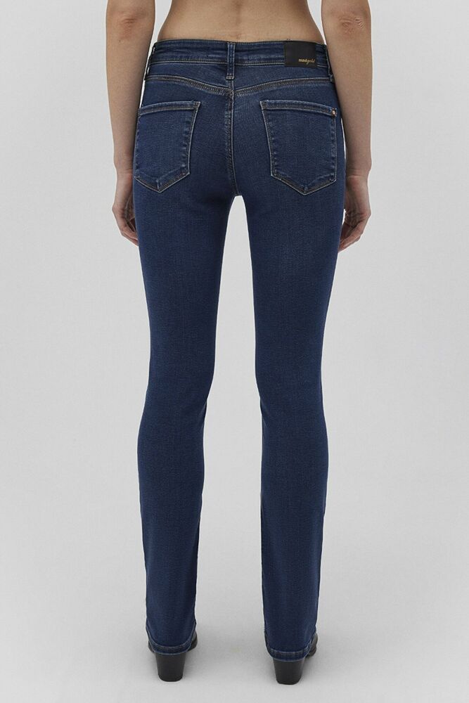 Mavi Mona Dark Brushed Gold Kadın Jean Pantolon 1049787784 - 4