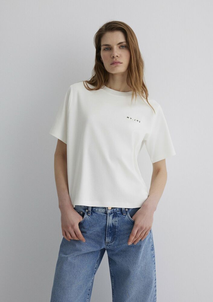 Mavi Mv Baskılı Kadın Tişört 1613148-80194 (1)