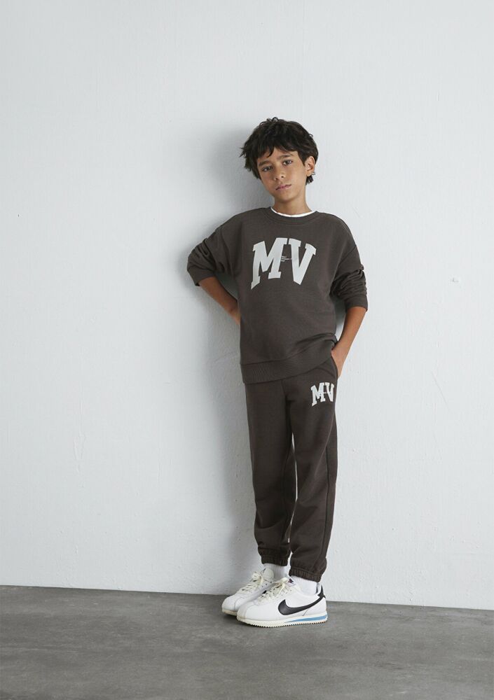 Mavi Mv Logo Baskılı Çocuk Eşofman Altı 6010010-71593 (1)