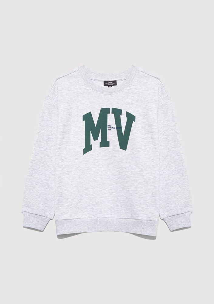 Mavi Mv Logo Baskılı Çocuk Sweat 6S10054-88467