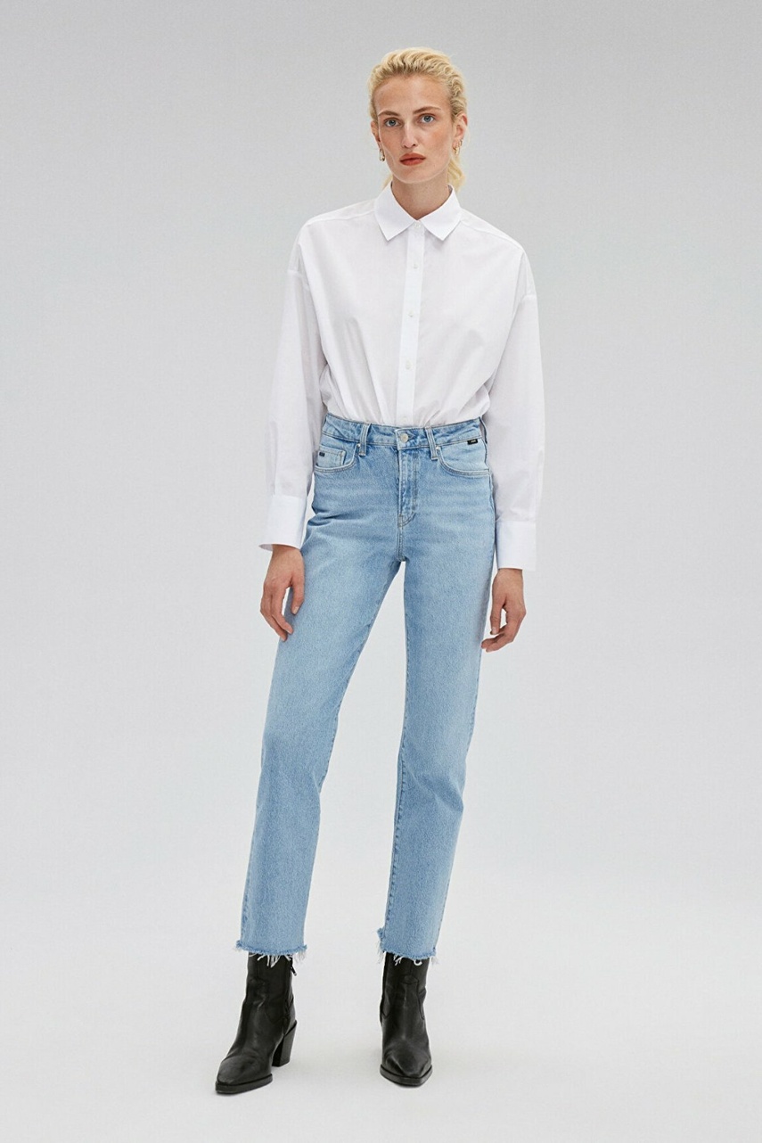 Mavi New York Bleach Classic Denım Kadın Jean Pantolon 101441-86391 - 2