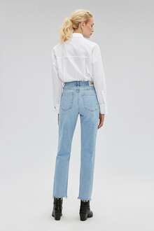 Mavi New York Bleach Classic Denım Kadın Jean Pantolon 101441-86391 - 4