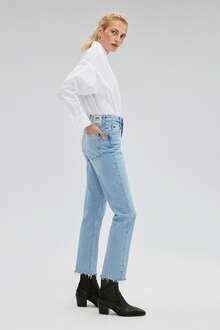 Mavi New York Bleach Classic Denım Kadın Jean Pantolon 101441-86391 - 5