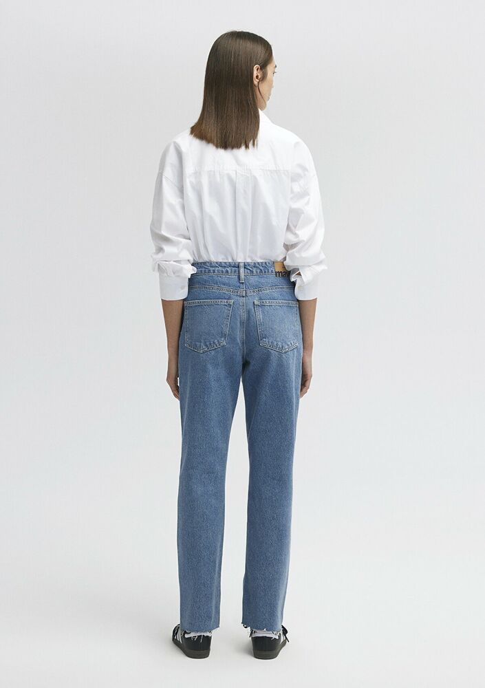 Mavi New York Dark Bruhed Denım Kadın Jean Pantolon 101441-85600 - 4