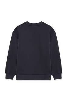 Mavi Organik Pamuklu Basıc Çocuk Sweat 6S10043-70087 - 2