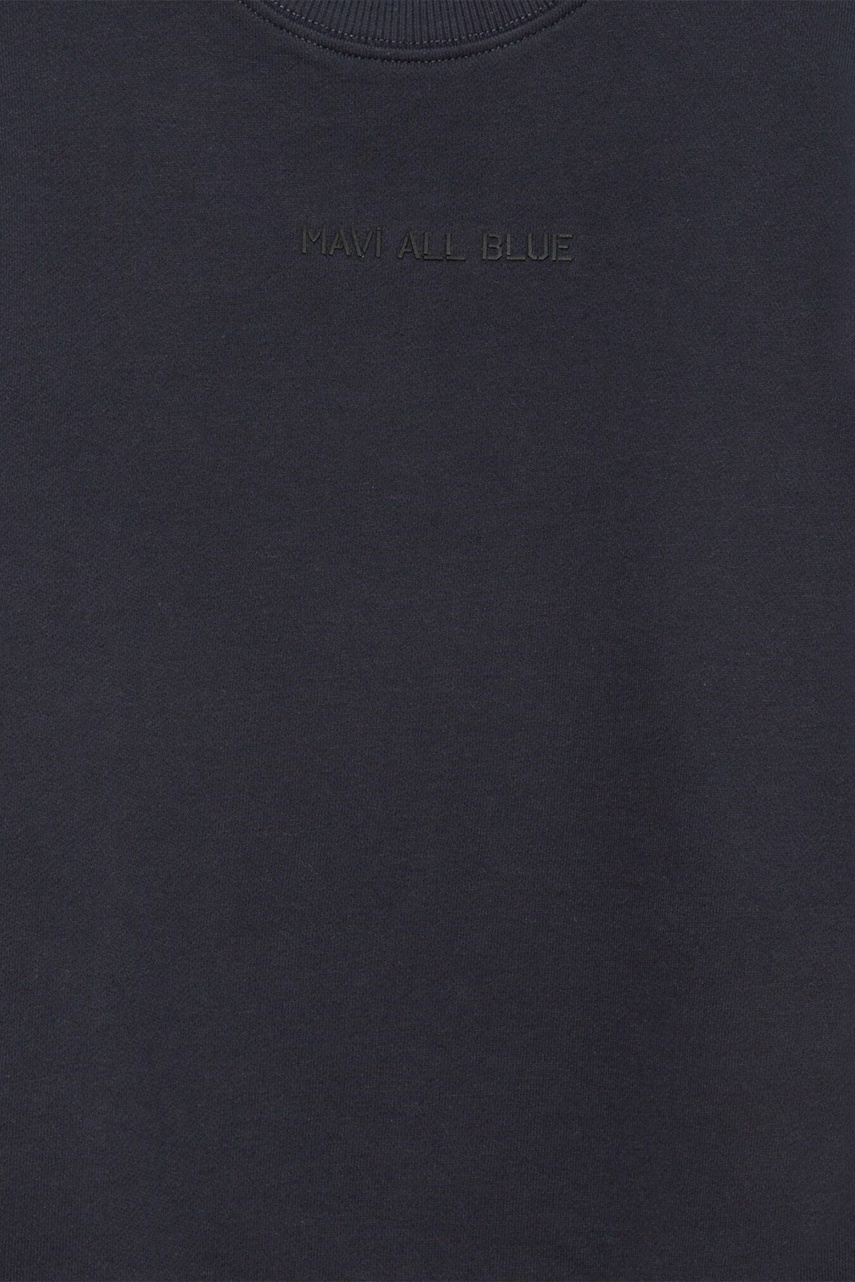 Mavi Organik Pamuklu Basıc Çocuk Sweat 6S10043-70087 - 3