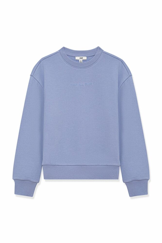 Mavi Organik Pamuklu Basıc Çocuk Sweat 7S10043-70852 - 1