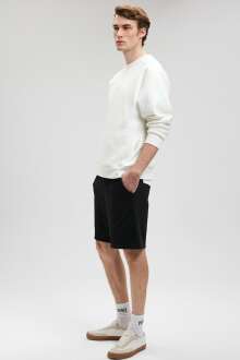 Mavi Örme Siyah Erkek Şort 066935-900 - Mavi (1)