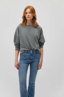 Mavi Oversıze Yosun Yeşili Kadın Sweat 168837-71598 - 1