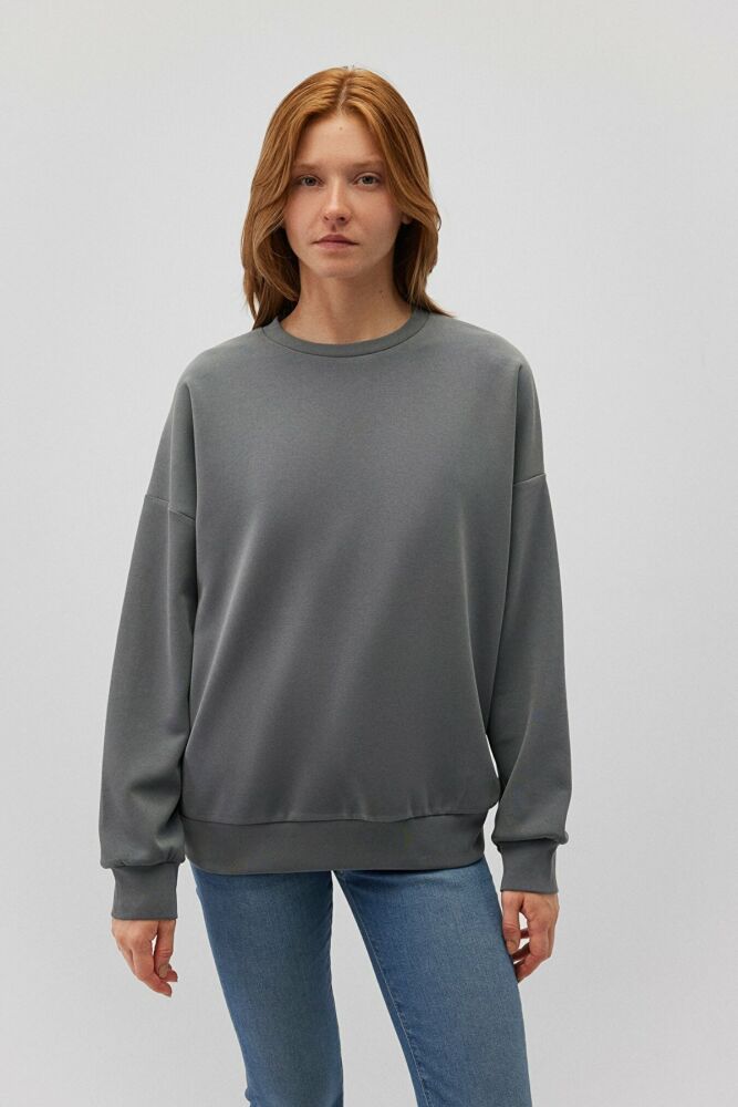 Mavi Oversıze Yosun Yeşili Kadın Sweat 168837-71598 - 3