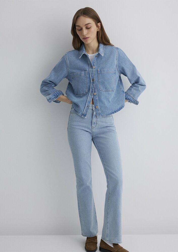 Mavi Paola Mavi Premium Indigo Mavisi Jean Gömlek 1210779-89212