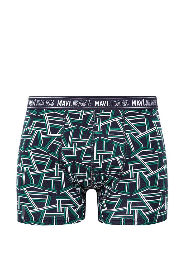 Mavi Parlak Mavi Erkek Boxer 0911065-83077 - 1