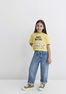 Mavi Peanuts Baskılı Canlı Sarı Çocuk Tişört 7610294-71368 - 1
