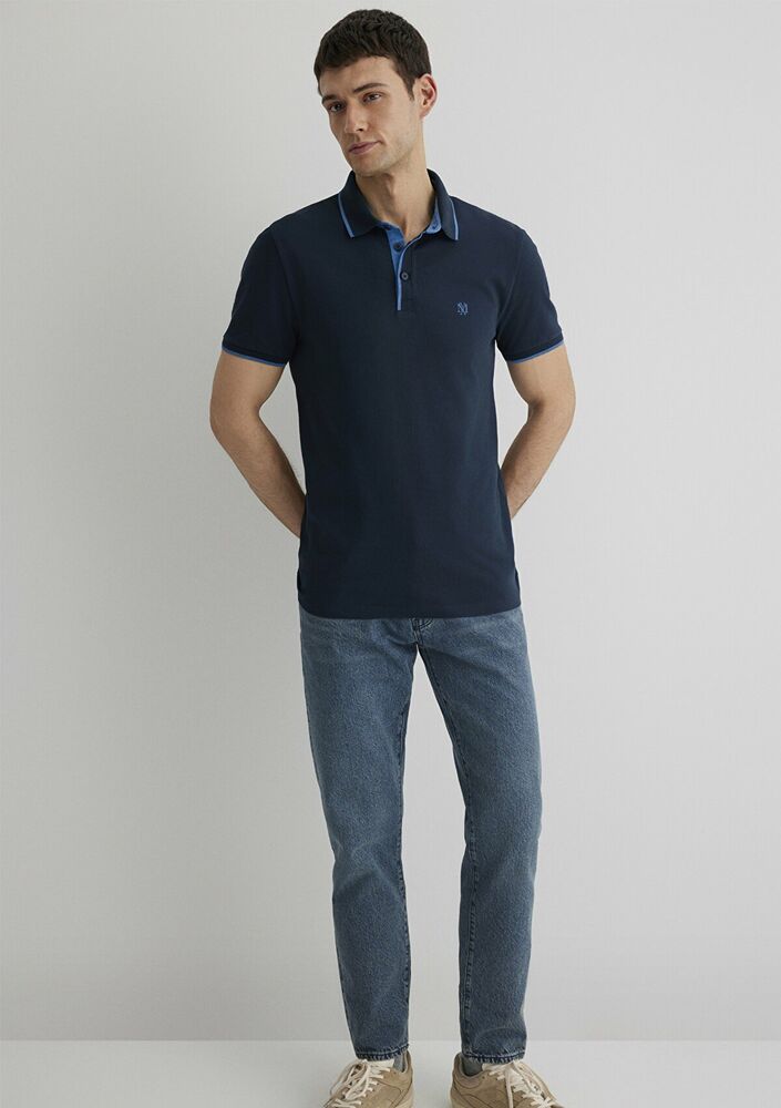 Mavi Polo Gece Lacivert Erkek T-shırt 062373-28417 - 2