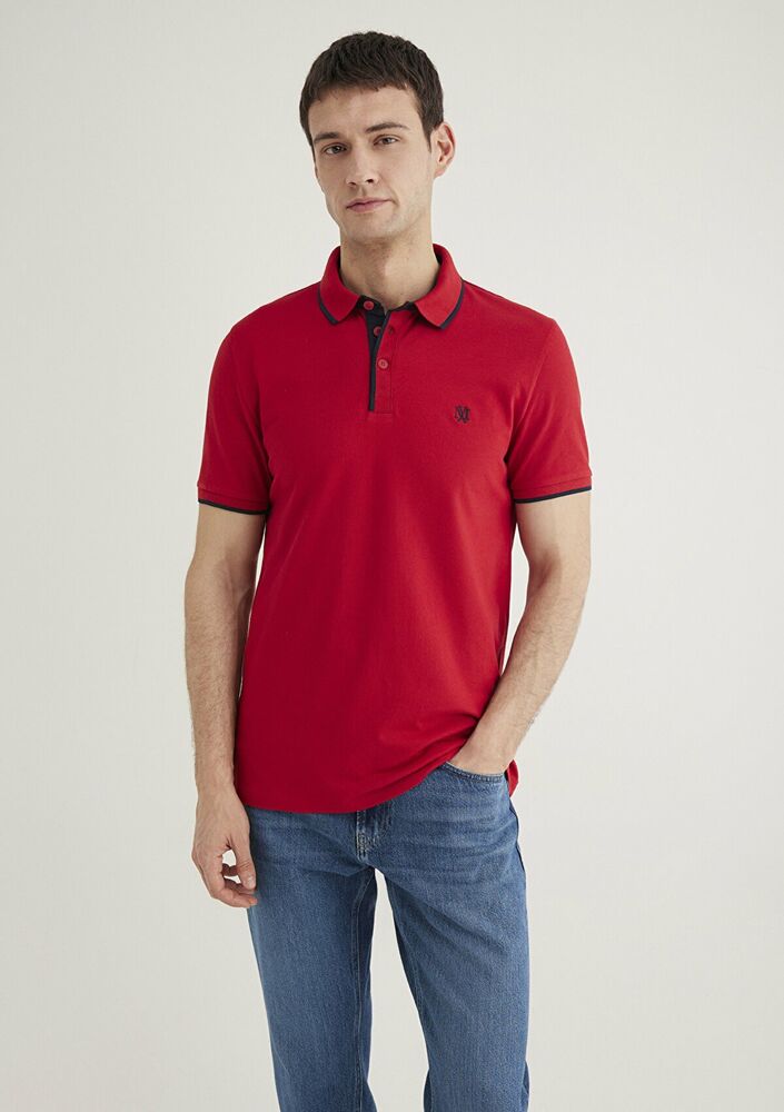 Mavi Polo Kırmızı Erkek Tişört 062373-28441 - 10