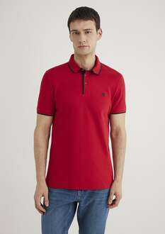 Mavi Polo Kırmızı Erkek Tişört 062373-28441 - 8