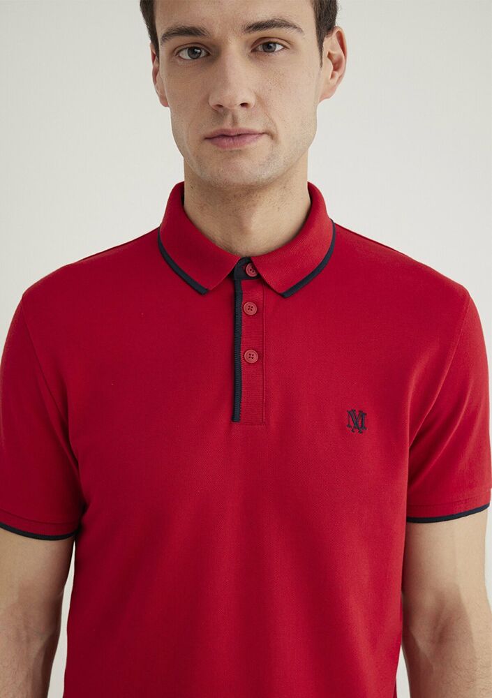 Mavi Polo Kırmızı Erkek Tişört 062373-28441 - 5