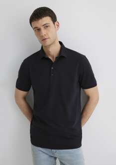 Mavi Polo Siyah Erkek Tişört 0612011-900 - 1