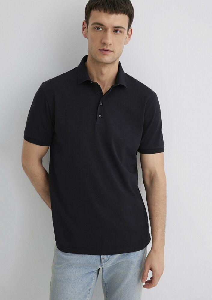 Mavi Polo Siyah Erkek Tişört 0612011-900 - 2