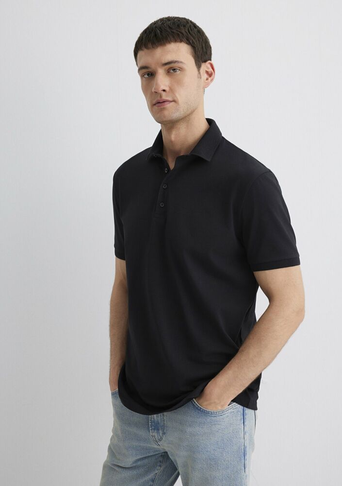 Mavi Polo Siyah Erkek Tişört 0612011-900 - 3