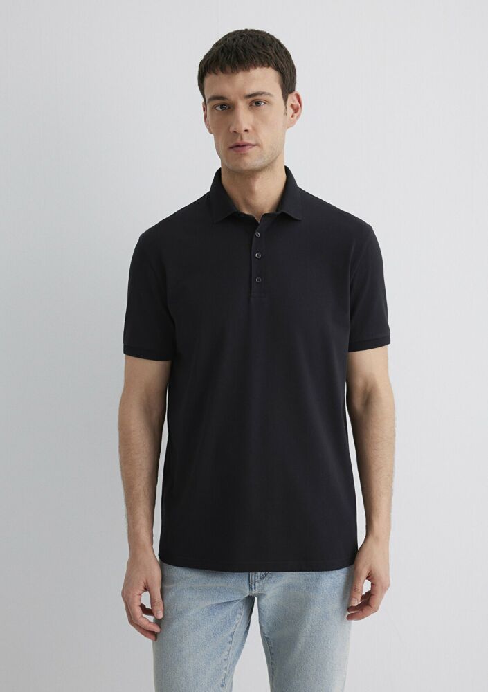 Mavi Polo Siyah Erkek Tişört 0612011-900 - 4