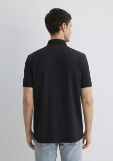 Mavi Polo Siyah Erkek Tişört 0612011-900 - 5