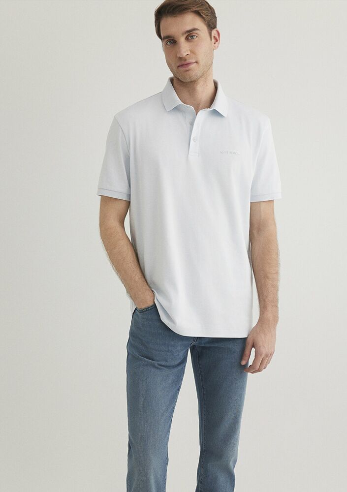 Mavi Polo Yaka Erkek Tişört 0612520-70793 - 1
