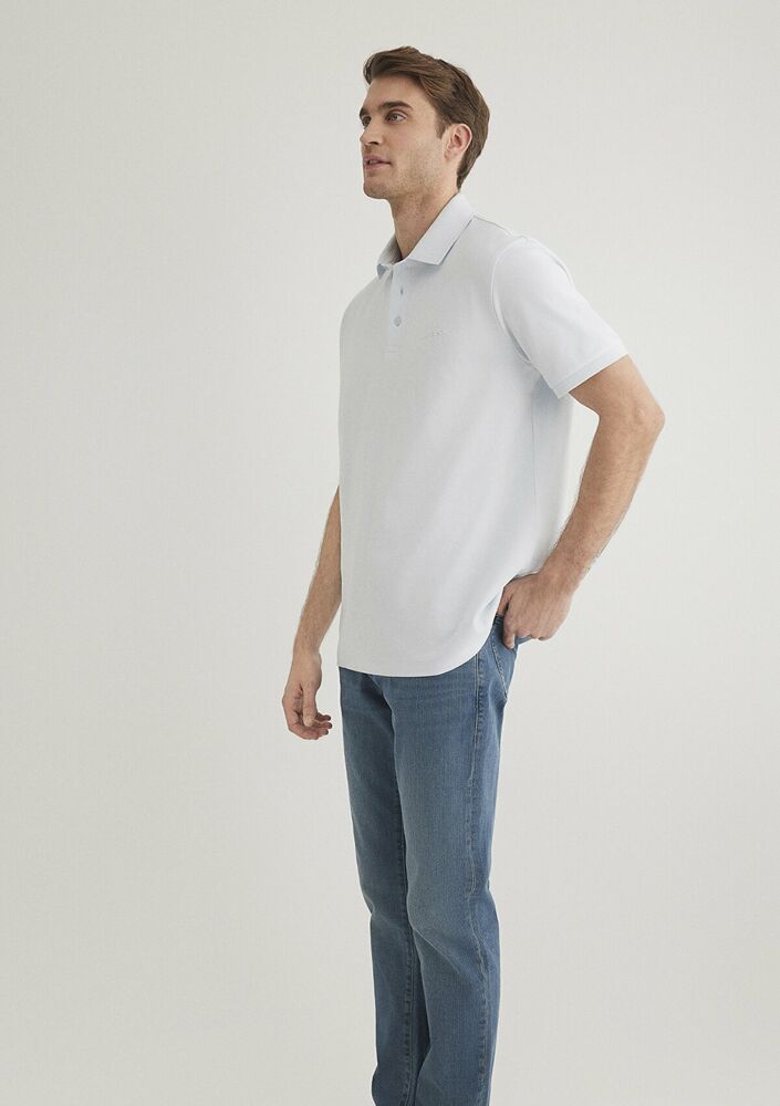 Mavi Polo Yaka Erkek Tişört 0612520-70793 - 2