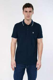 Mavi Polo Yaka Erkek Tişört 066039-30651 - 3
