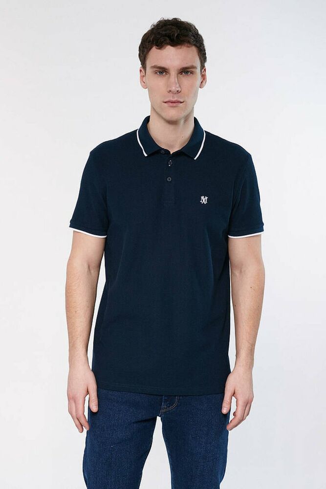 Mavi Polo Yaka Erkek Tişört 066039-30651 - 3