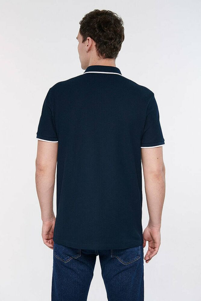 Mavi Polo Yaka Erkek Tişört 066039-30651 - 4