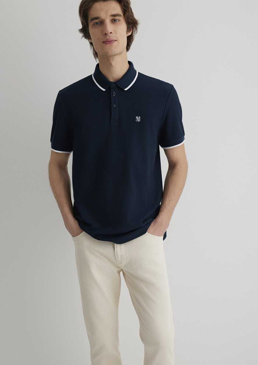 Mavi Polo Yaka Erkek Tişört 066039-30651