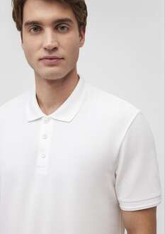 Mavi Polo Yaka Erkek Tişört Beyaz 064946-27879 - 5