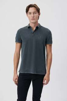 Mavi Polo Yaka Erkek Tişört Gölge Gri 065920-30653 - 3